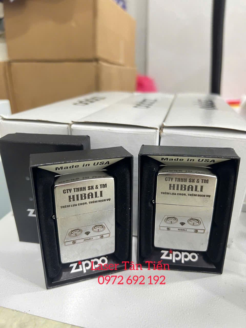 Khắc lên zippo từ máy khắc laser fiber